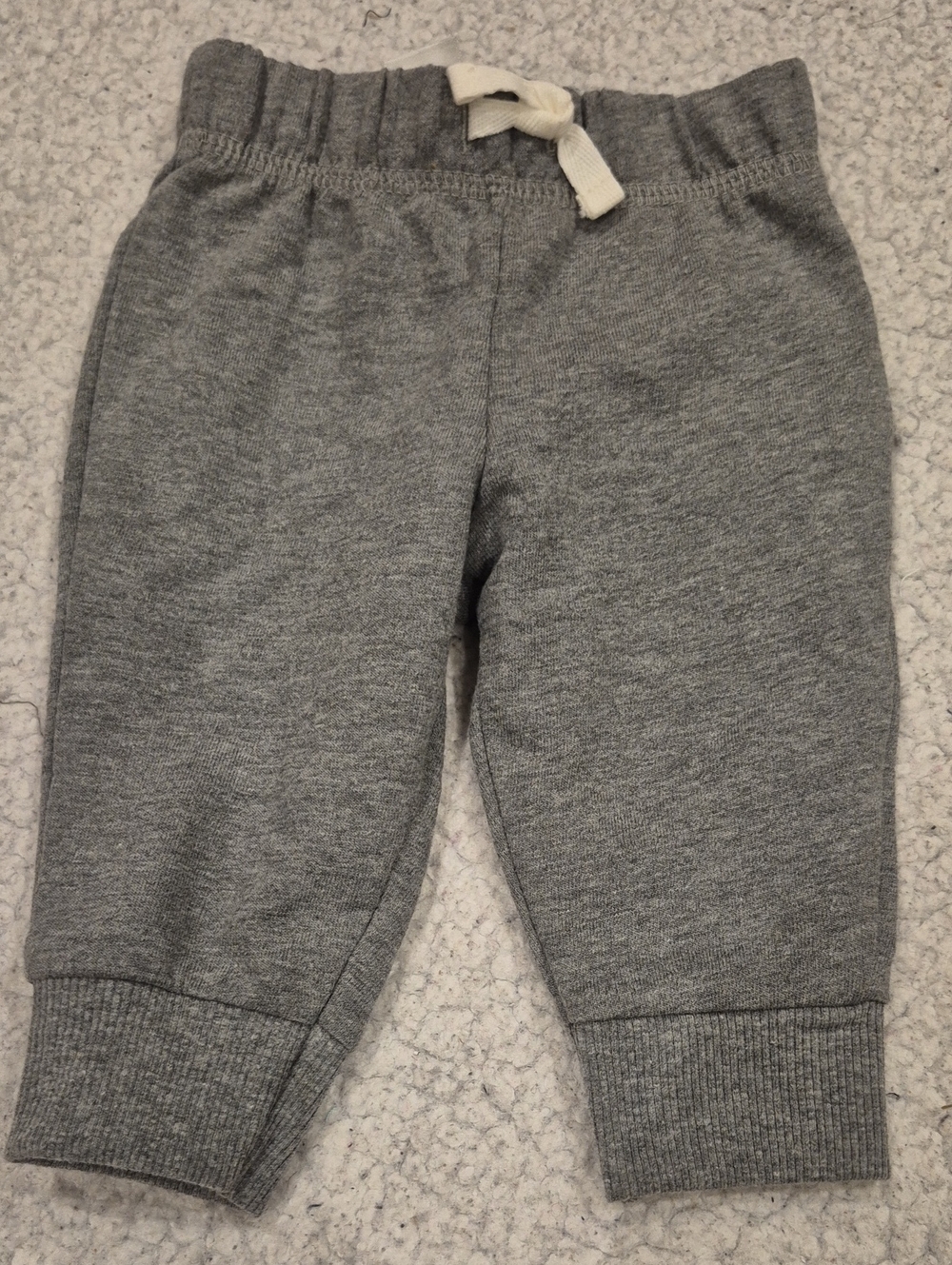 3 Months: Carter's Heather Gray Jogger Sweatpants with Drawstring